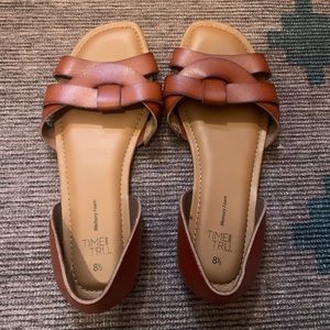 Time and True Brown sandals size 8.5